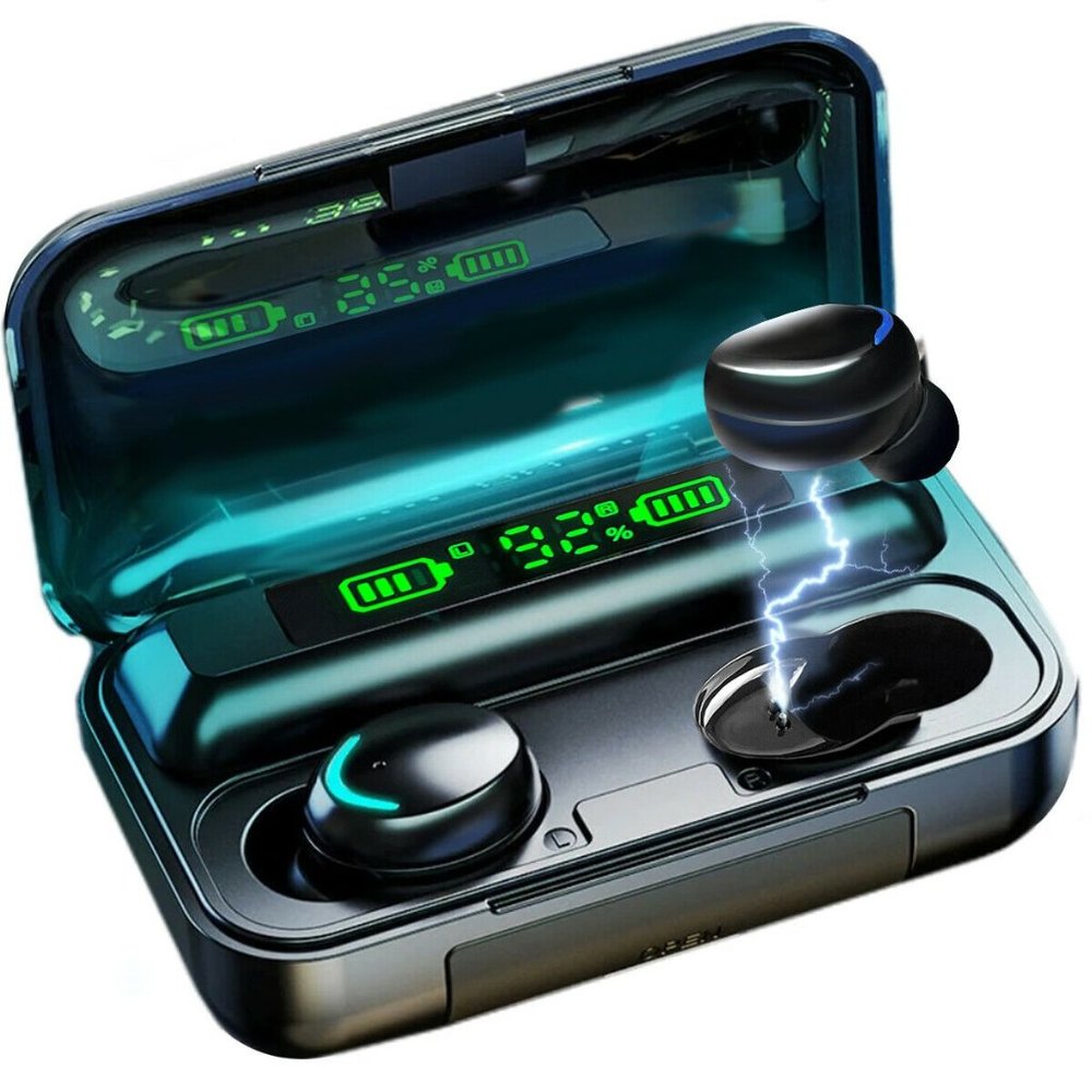 Bluetooth Earbuds for iPhone Samsung Android Wireless Earphone IPX7 Waterproof - Picture 1 of 5